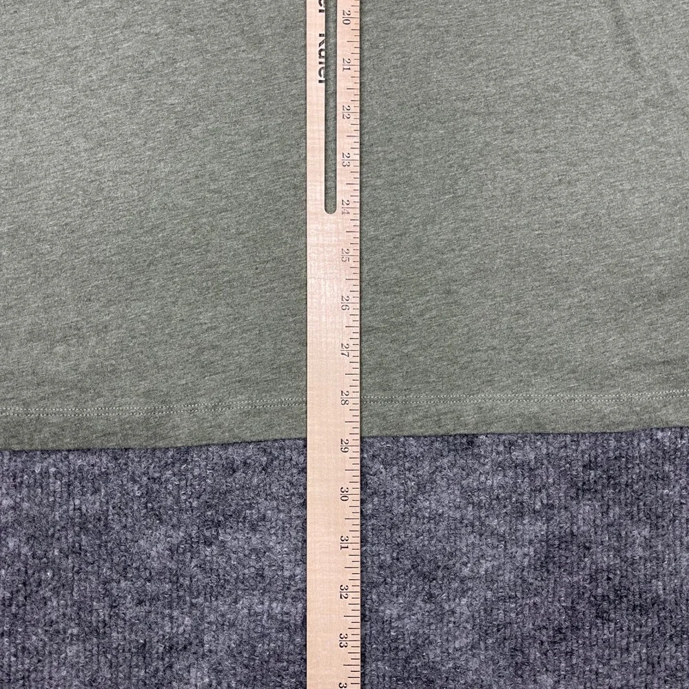 J.Crew Polo Shirt Mens Large Olive Green Oarsman Sueded Jersey Cotton Slim Fit